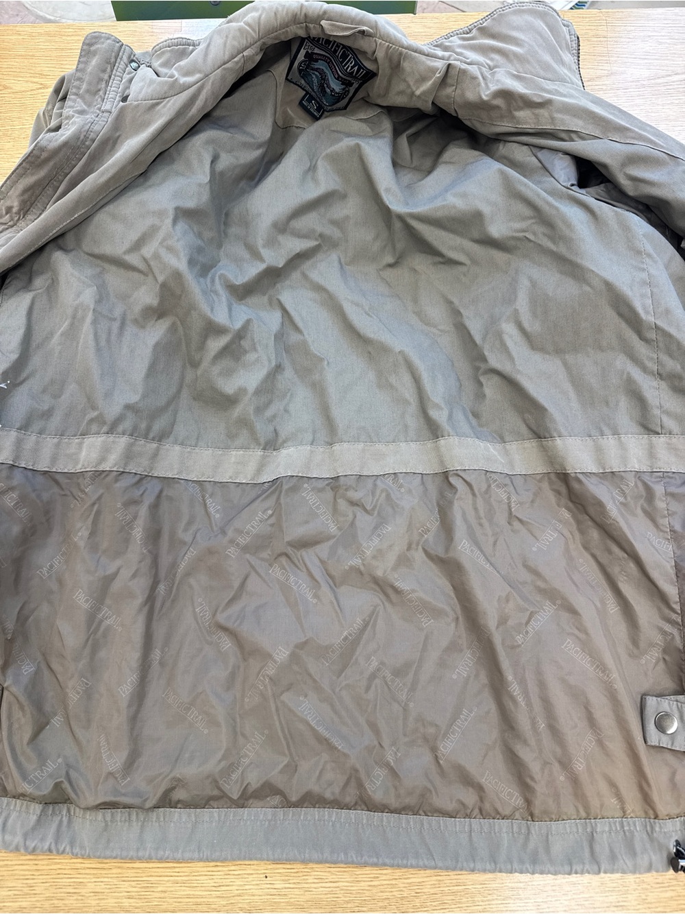 Pacific Trail Men's Tan Khaki Utility Field Jacket Parka S Outdoor Cabincore - Picture 5 of 13